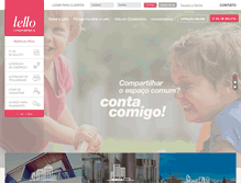 Tablet Screenshot of lellocondominios.com.br